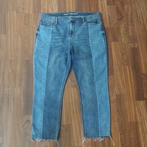 Old Navy Perfect Straight Ankle Blue Jeans
